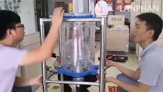 Installation tutorial on the 20l glass reactor