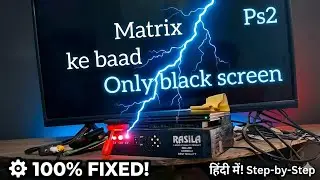 Ps2 only matrix logo | ps2 black screen problem fix 