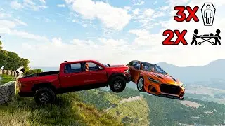 Realistic High-Speed Car Crashes in BeamNG.drive #2 | Ultra Detailed Crash Compilation