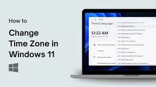 How to Change Time Zone in Windows 11