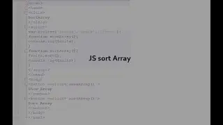 JS sort Array