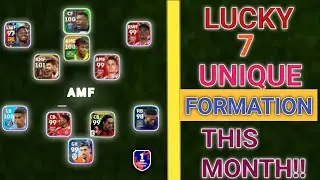 Lucky 7 Unique Formation in efootball 2024 mobile #efootballmobile #pes2024 #pes