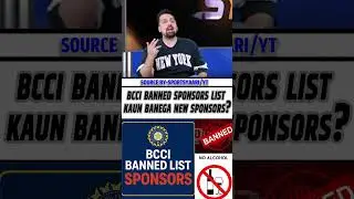 bcci banned sponsors list kaun banega sponsors #indiancricket #bcci #banned #cricketlover #shorts