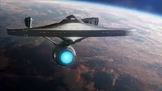 Enterprise-A Leaving Orbit Test | A Star Trek Fan Animation