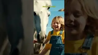 Brave Horse Saves a Child #humanity #horse #animals