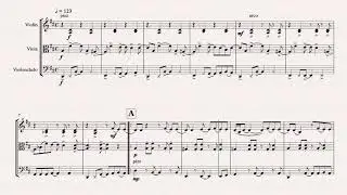 Everything String Trio Sheet Music Cover Michael Bubble