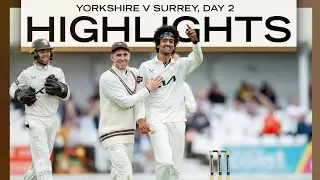 HIGHLIGHTS: Sai Kishore takes maiden Surrey wicket on rain-shortened second day at Scarborough