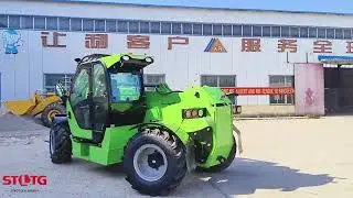 Our customer is currently test driving our telehandler: inquiry@sinotechgroups.com