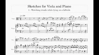 2 Sketches for Viola and Piano (Original Composition)