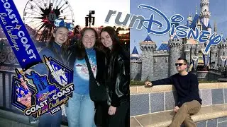 Coast to Coast Challenge 2025 | RunDisney Half Marathons at Disneyland & Disney World!