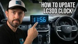 How to Change the Time on a Toyota Land Cruiser 300 Clock