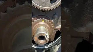4.3 V6 Chevy GM Marine Vortec, настройка меток синхронизации балансировочного вала