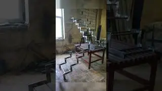 Лестница из металла как сделать 🏠