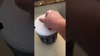 3D Printed Kitchen Storage Container With Push Button Locking Lid