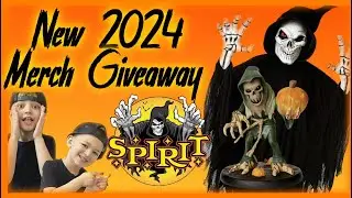 SPIRIT HALLOWEEN GIVEAWAY TIME | new 2024 Spirit Halloween merchandise