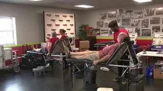Blood drive at Pocono Raceway's Tricky Triangle