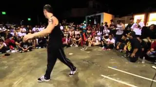 Un ni&ntilde;o reta al mejor bailarin de break dance del mundo y lo humillo
