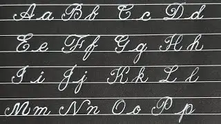 Practice basic skills of writing cursive handwriting letter for beginners A to Z /basic handwriting