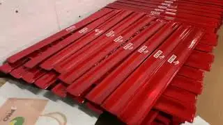 Sitodruk na opaskach odblaskowych w Agrelo. Screen Printing on reflective band