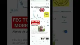 FEG TOKEN baixa infinita! Feg TOKEN n&atilde;o sobe mais? Faliu?