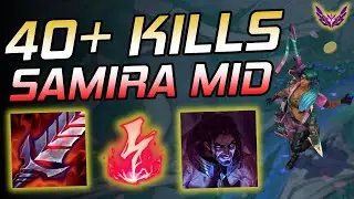 40+ KILLS in 2 Games With Samira Mid?! (Electrocute + Bloodthirster = BROKEN)