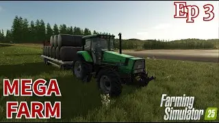 💥 TURNING SILAGE INTO MONEY! 💰 Epic Silage Run | No Man&rsquo;s Land | FS25 Mega Farm #3