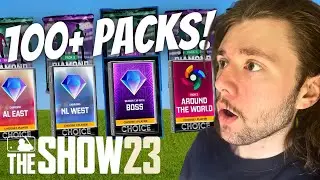 OPENING OVER 100 PACKS! MULTIPLE DIAMOND PULLS! | MLB The Show 23 Diamond Dynasty