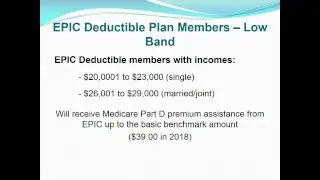 DSRIP - Elderly Pharmaceutical Insurance Coverage Lecture