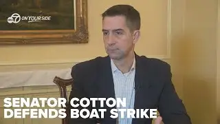 Arkansas Senator Tom Cotton defends double tap boat strike, says it isn't a war crime