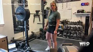 1000lb Club - Back Squat - Ellie Plessinger