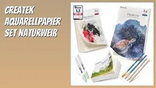 BEWERTUNG (2025): CreaTek Aquarellpapier Set Naturwei&szlig;. Infos