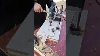 Multifunction electric drill stand #shorts Woodworking tools
