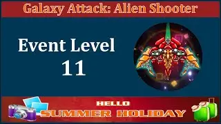 Galaxy Attack Alien Shooter Summer Event 2021 | Event Level 11 | Kratacean Boss | Zambario Gamers