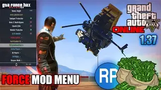 GTA 5 Online *BEST* 1.37 Mod Menu - FORCE HAX 8.3 UNDETECTED!!! Money + RP Hack!