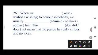 Fill in the blanks with Correct form of Verbs | Choose the correct form of verbs