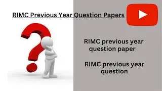 RIMC previous year question papers | RIMC previous year question paper | RIMC previous year question