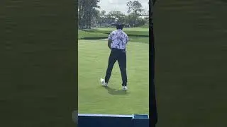 Rickie Fowler points and yells at golf fan at The Players 2024