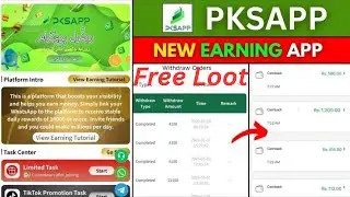 How to Create Account PKSAPP Free website/ How to withdraw PKSAPP website/ @ahyoutubee #earrings
