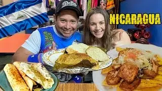 Nicaraguan guy takes me for NICARAGUAN STREET FOOD | TOP Nicaraguan Street Food