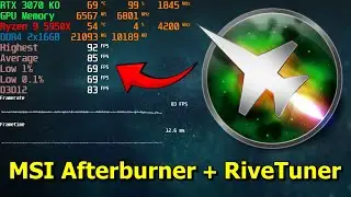 How To Setup On Screen Display With MSI Afterburner (Guide/Tutorial)