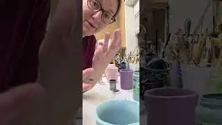 Amaco underglaze on greenware!