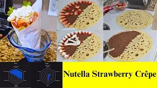 Nutella Strawberry Crêpe | DIY  | 自己整 | 自家製 | Selbstgemachter | Recipe & Rating