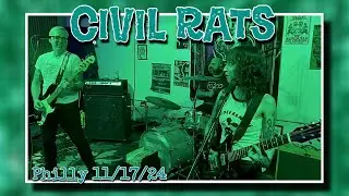 Civil Rats @ Creep Records- Philadelphia, PA 11/17/24