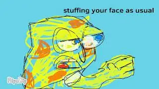 garfielf but i made it spongebob i guess
