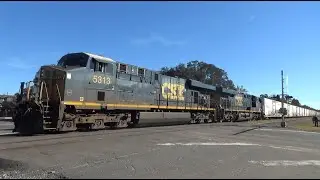 CSXT 5313 Leading CSX I032-07 | Folkston Winterwatch 2024