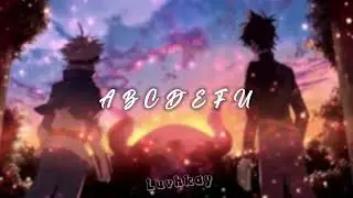 ABCDEFU | Gayle | Slowed + Lyrics + Clean |