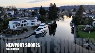 Newport Shores Revealed 🌊 | Luxurious Waterfront Living in Bellevue, Washington (4K Tour)