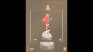 Supergirl &ndash; 1&ndash;9 Hand Painted | Unique Handmade Art | Demountable | Collectible Figure