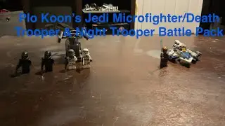 Plo Koon&rsquo;s Jedi Microfighter/Death Trooper & Night Trooper Battle Pack