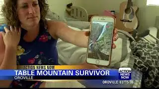 Woman survives 50-foot fall at Table Mountain.